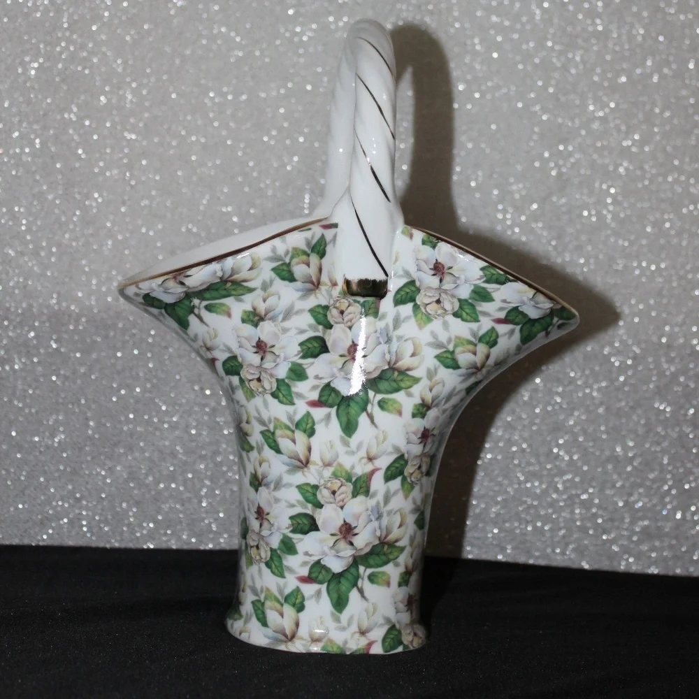 Formalities Dogwood Floral Basket Vase by Baum Bro
